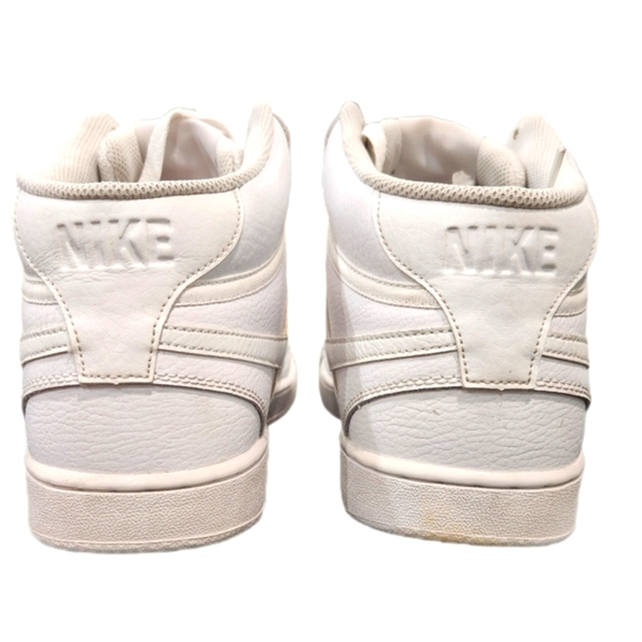 Nike Court Vision Mid Next Nature Sneaker, White/white, Men's 12 - Picture 6 of 7